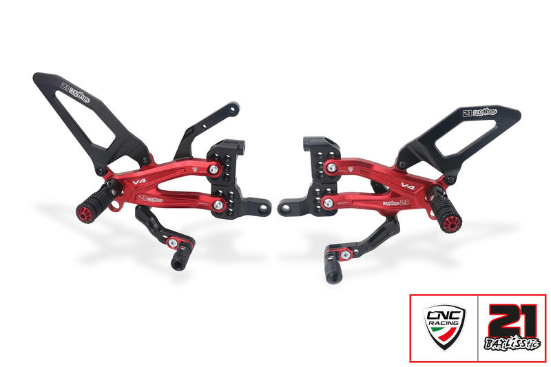 Pedane regolabili Ducati Panigale V4 - Troy Bayliss Limited Edition