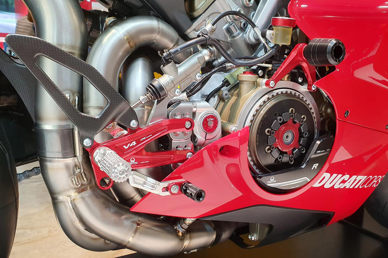 Pedane regolabili Ducati Panigale V4 - Carbon - Pramac Racing Limited Edition