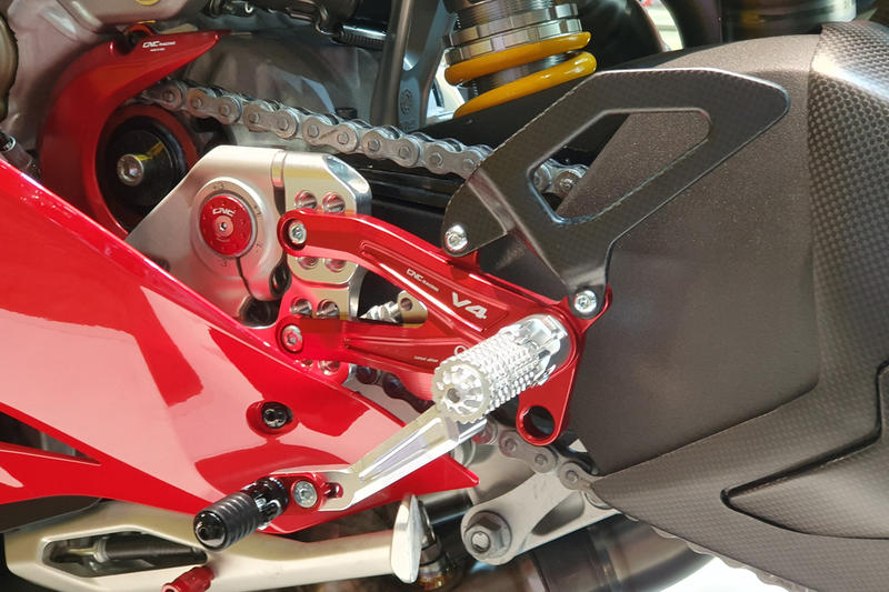 Pedane regolabili Ducati Panigale V4 - Carbon - Pramac Racing Limited Edition
