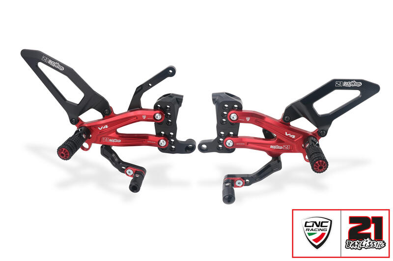 Pedane regolabili Ducati Streetfighter V4 - Troy Bayliss Limited Edition