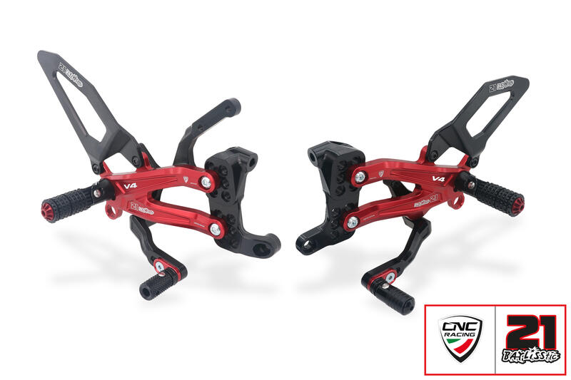 Pedane regolabili Ducati Streetfighter V4 - Troy Bayliss Limited Edition