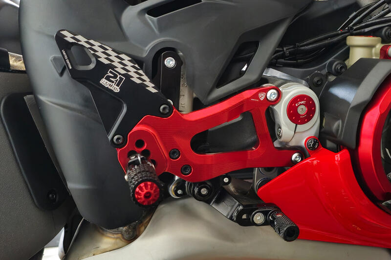 Pedane regolabili Ducati Panigale V4 - Troy Bayliss Limited Edition
