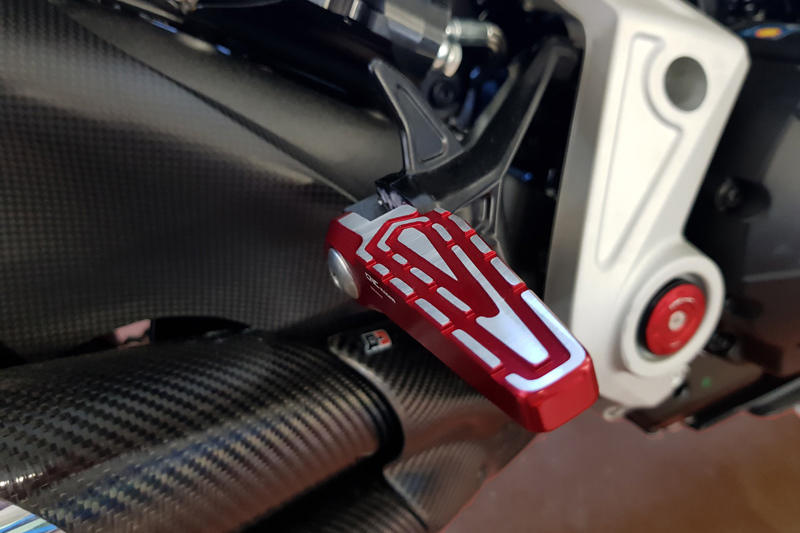 Poggiapiedi passeggero Ducati XDiavel/Diavel - bicolore