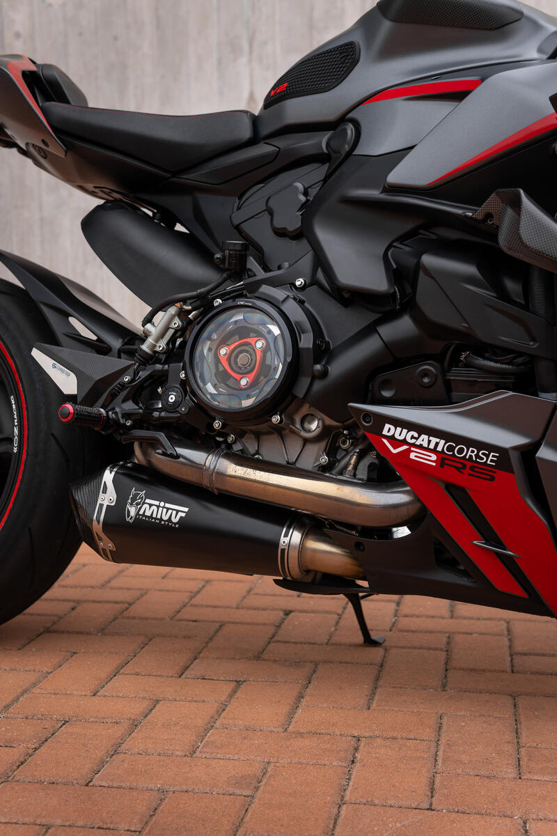 Carter trasparente per frizioni a olio Ducati Streetfighter V4