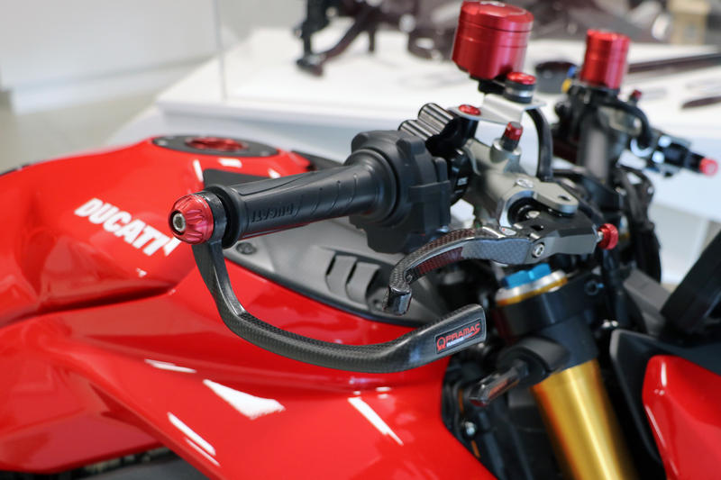 Brake-Guard Carbon Race - Protezione leva freno anteriore carbonio opaco - Pramac Racing Limited Edition