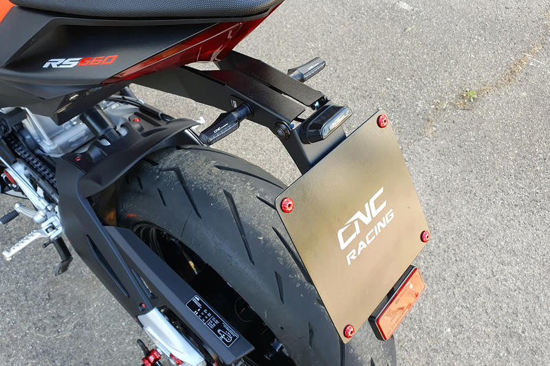 Porta targa regolabile Aprilia RSV4 - Tuono V4 - RS 660 - Tuono 660