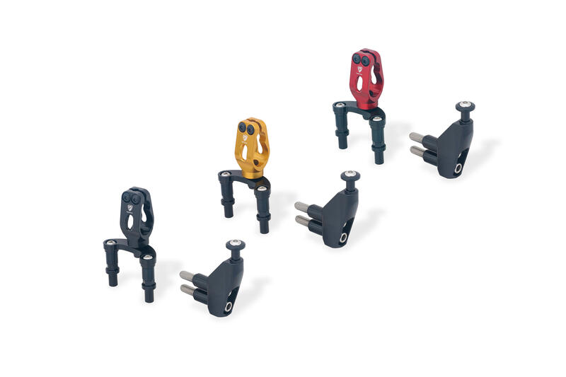 Supporto ammortizzatore di sterzo Ducati Hypermotard 950/950 SP per piastre di sterzo CNC Racing PS535/PS536