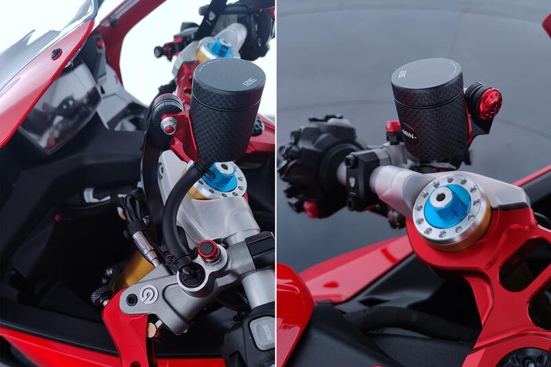 Bracket for clutch or rear brake fluid tank CNC Racing 12ml