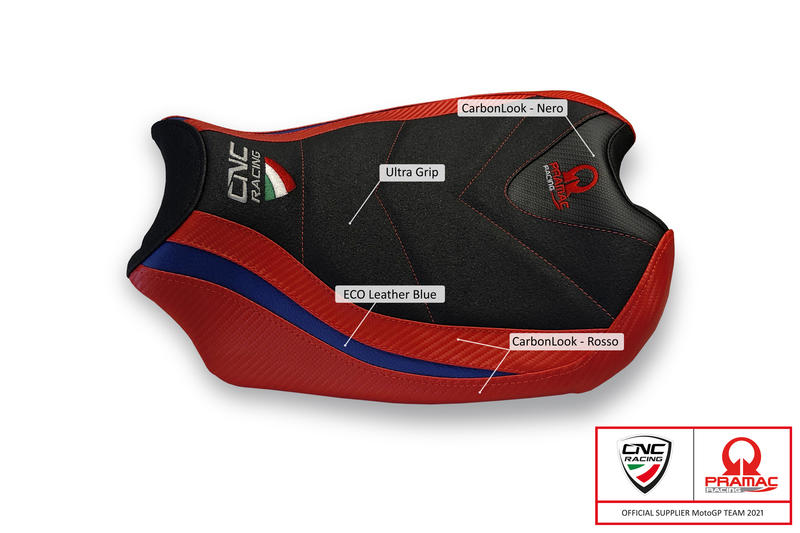 Rivestimento sella Ducati Streetfighter V4 - Pramac Racing Limited edition