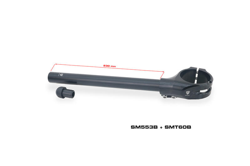 Coppia tubi semimanubri lunghezza 260 mm - diametro interno 15,8