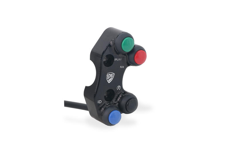 Pulsantiera destra stradale 4 Bottoni - pompa freno radiale Brembo CNC e forgiate