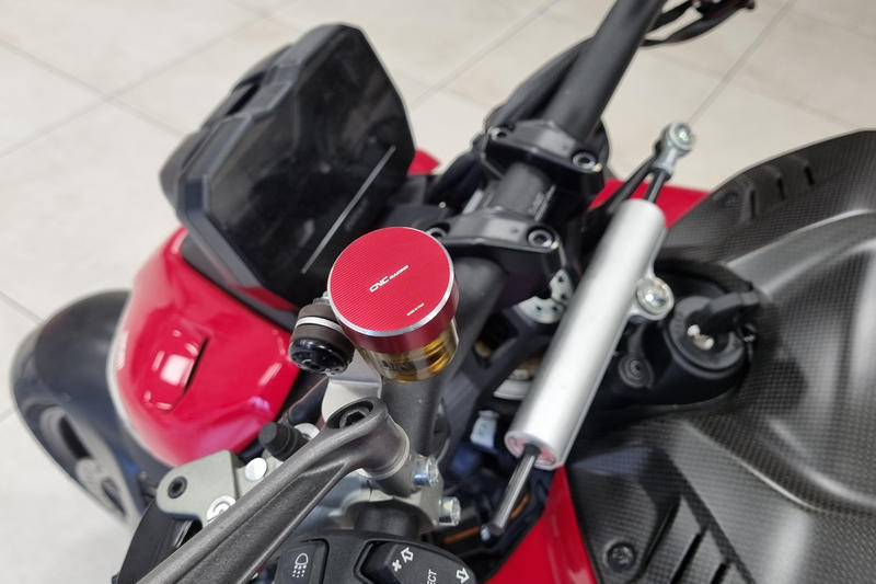 Tappo serbatoio fluido frizione M34x4 - BICOLOR