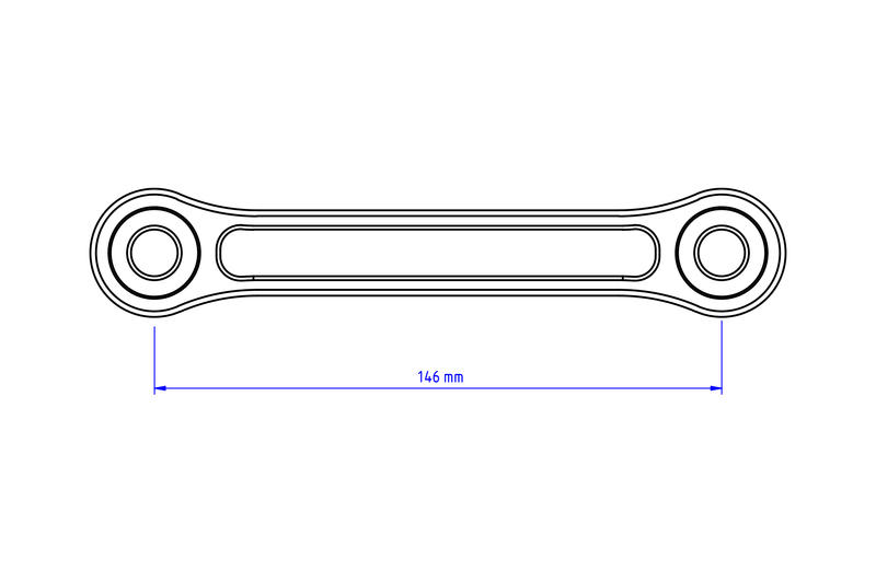 Tiranti sospensione posteriore altezza ribassata Ducati Panigale V4 / Streetfighter V4