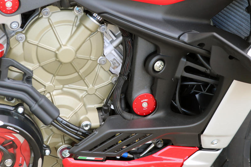 Kit tappi telaio Ducati Streetfighter V4 - fori grandi