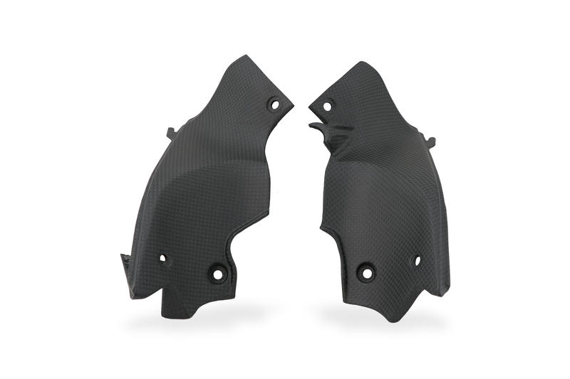 Cover cannotto di sterzo (SX + DX)  Ducati Streetfighter V2 - carbonio