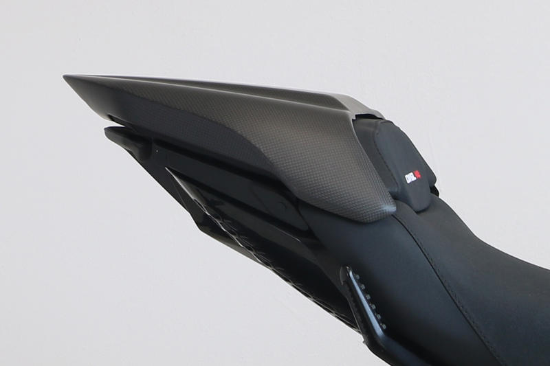 Cover sella passeggero Ducati Diavel V4 - carbonio