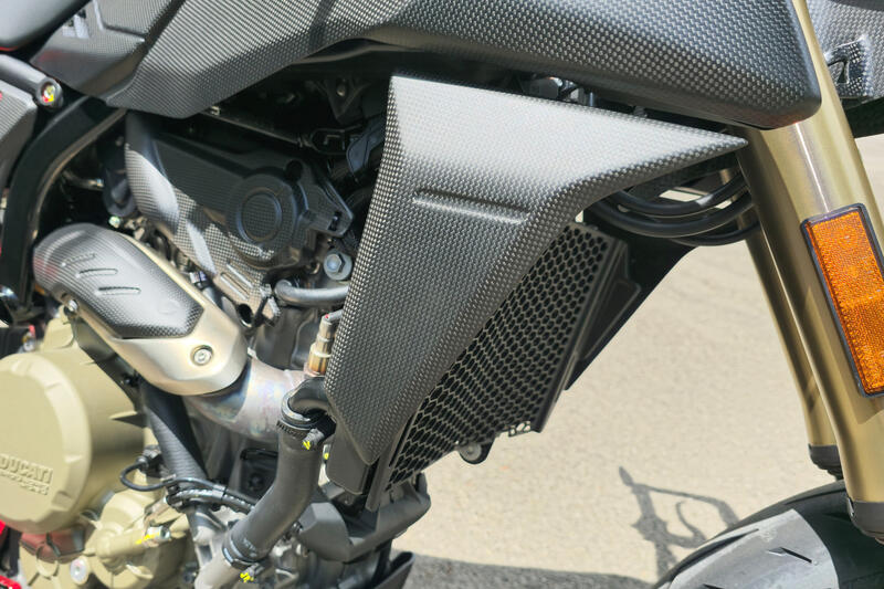 Cover laterali radiatore acqua Ducati Hypermotard 698 Mono - carbonio