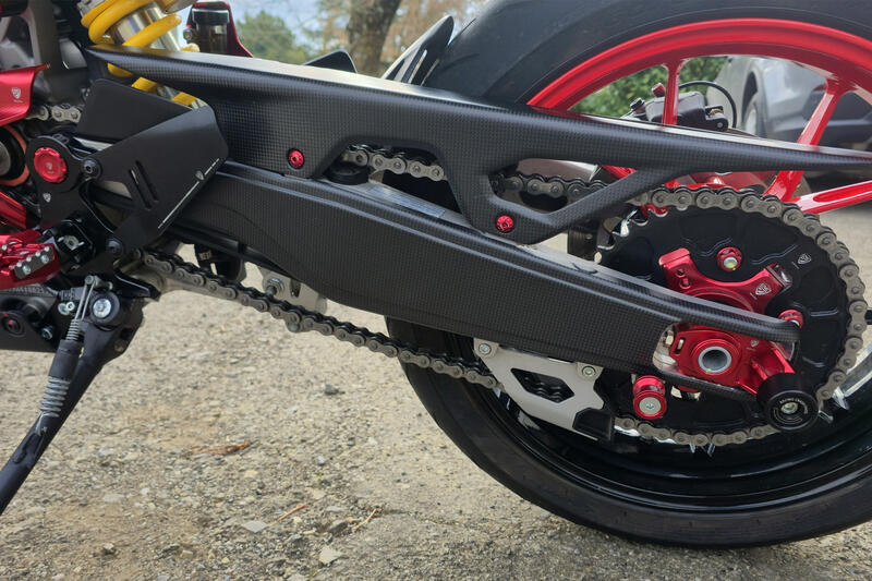 Cover forcellone Ducati Hypermotard 698 Mono - carbonio