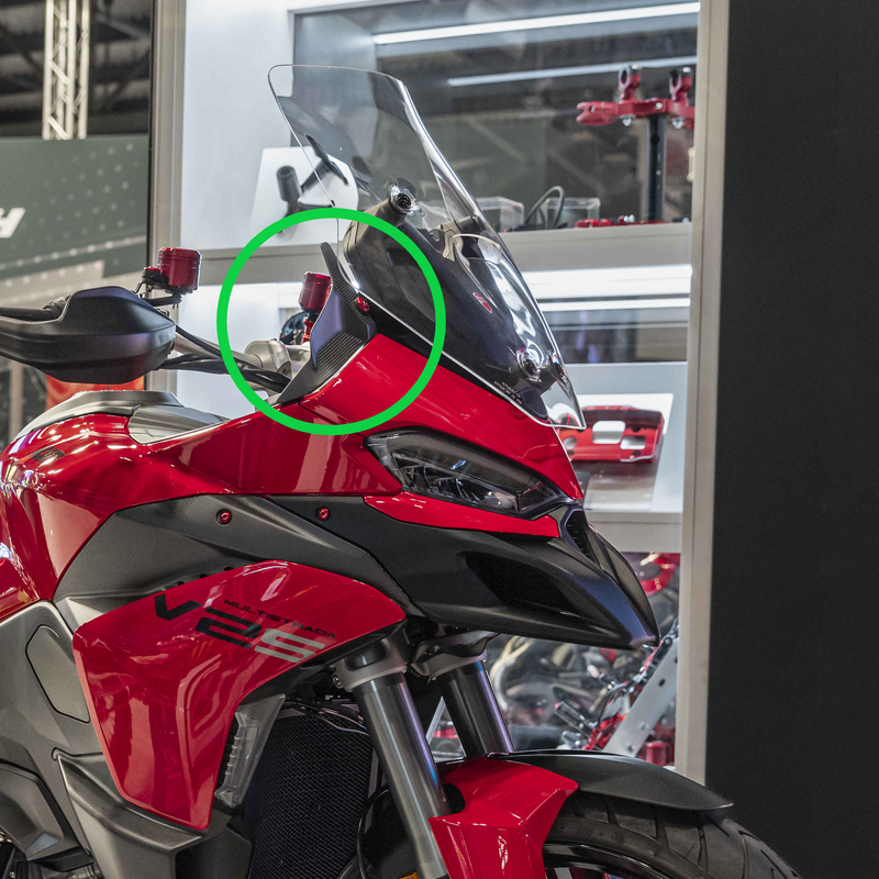 Deflettori aria in carbonio per Ducati Multistrada V2 MY2025