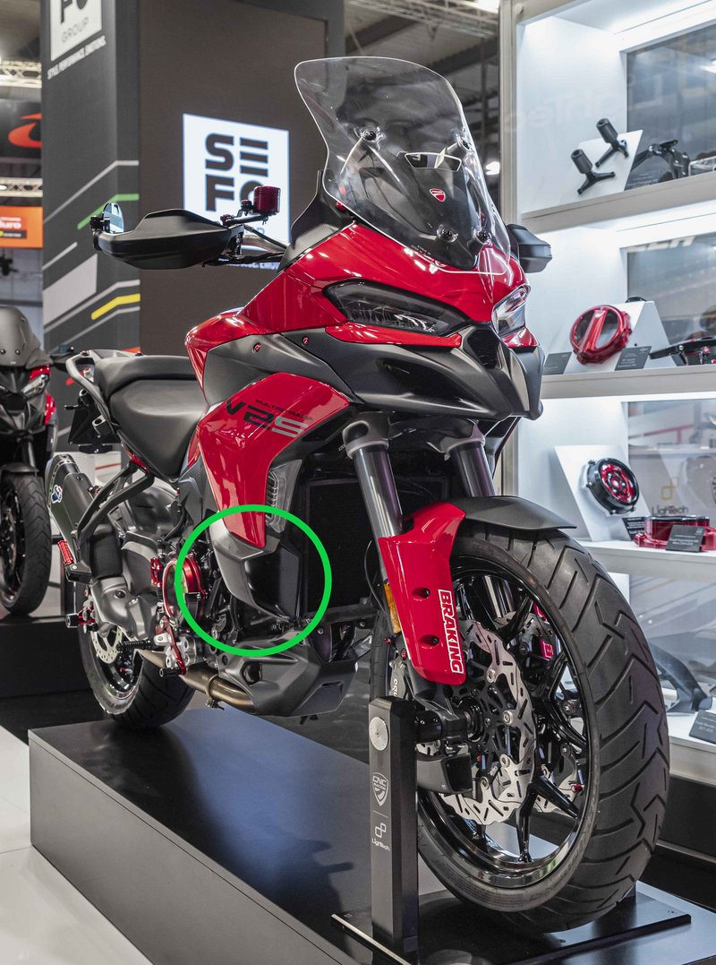 Alette in carbonio per Ducati Multistrada V2 MY2025