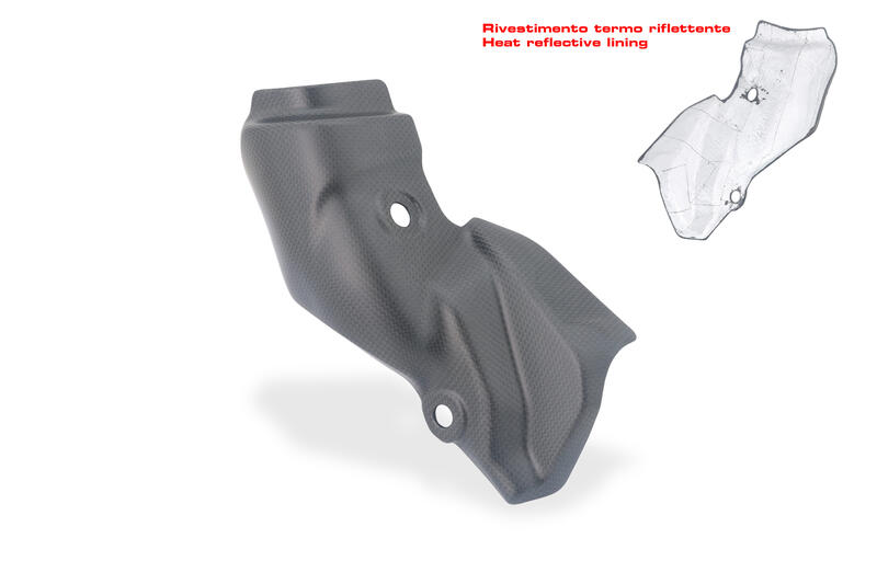 Paracalore collettori in carbonio per Ducati Multistrada V2 MY2025