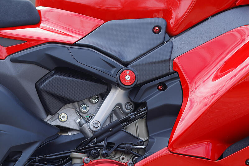 Cover laterali serbatoio Ducati Panigale V4 - Carbonio
