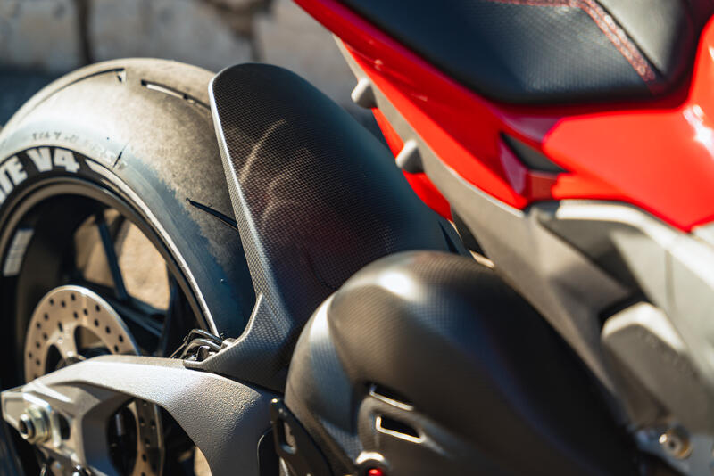 Rear Fender Ducati Panigale V4 and Streetfighter V4 MY2025 - Carbon