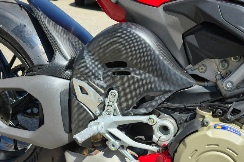 Paracalore collettori Ducati Panigale V4 - carbonio