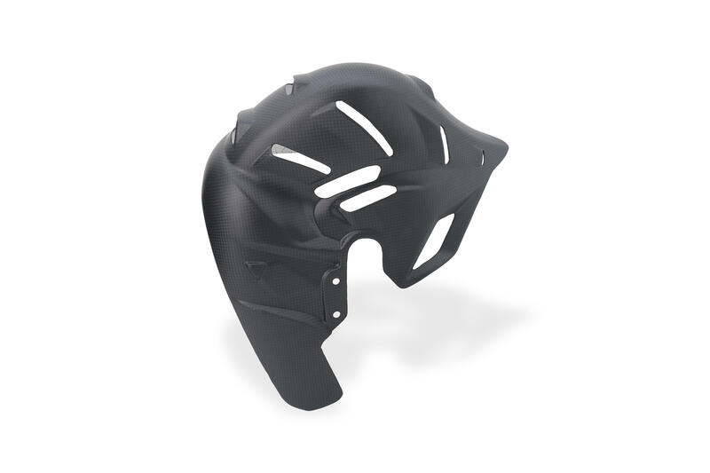 Paracalore collettori in carbonio versione Race per Panigale V4 e Streetfighter V4 MY2025