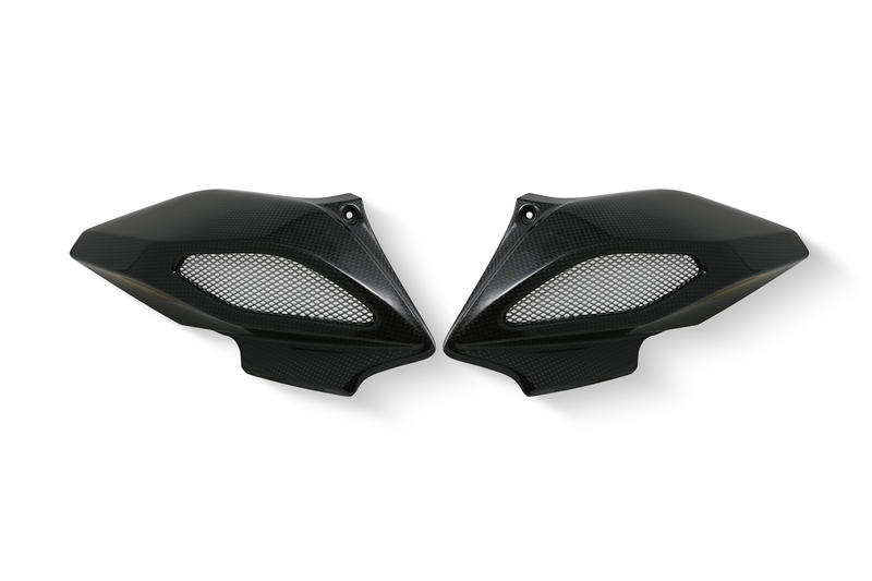 Cover condotti Airbox MV Agusta - carbonio lucido
