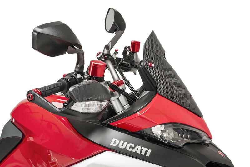 Windshield Ducati Multistrada 950/1200/1260 - matt carbon