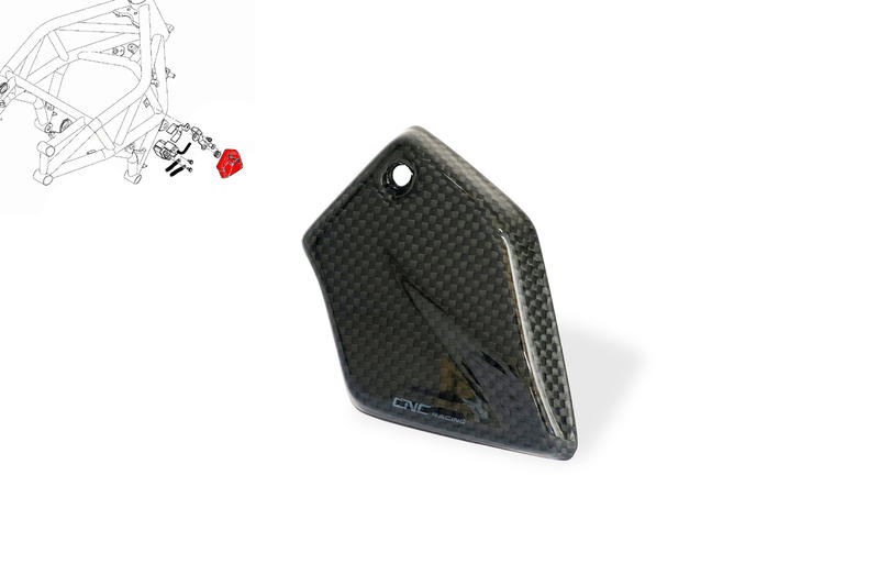 Cover teleruttore avviamento MV Agusta - carbonio