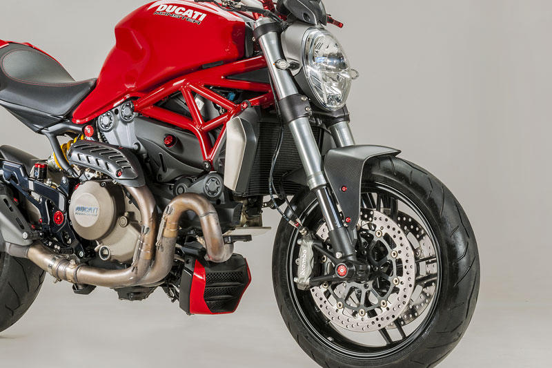 Parafango anteriore Ducati Monster - carbonio opaco