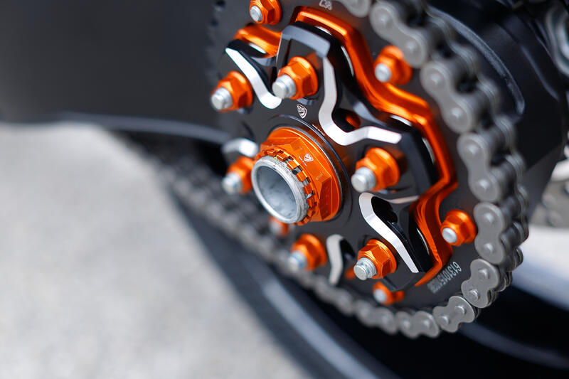 Flangia portacorona KTM - Bicolor