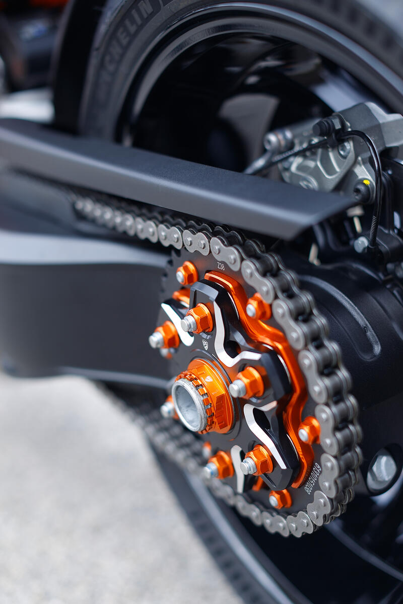 Flangia portacorona KTM - Bicolor