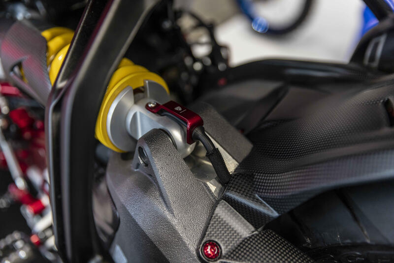 Rear shock cable guide for Ducati Multistrada V2S MY 2025