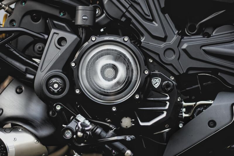 Carter trasparente per frizioni a olio Ducati