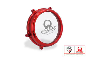 Carter trasparente per frizioni a olio Ducati Panigale e Streetfighter V2 - Pramac Racing Limited Edition <p>Rosso</p>