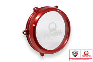 Carter trasparente per frizioni a olio Ducati Multistrada e Diavel V4  - Pramac Racing Limited Edition <p>Rosso</p>