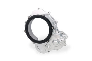 Carter trasparente per frizioni ad olio Ducati BICOLOR Argento