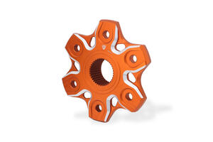 Flangia portacorona KTM - Bicolor Arancione