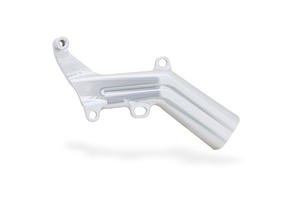 Cover tubazioni con supporto serbatoio freno posteriore Ducati Argento