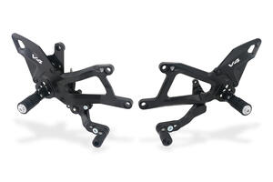 Pedane regolabili Ducati Panigale V4 <p>Nero</p>
