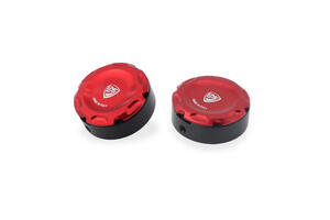 Tappi per viti centrali pedane originali Ducati <p>Rosso</p>