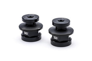 Dadi ruota posteriore Ducati  con supporto cavalletto <p>Nero</p>