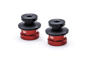 Dadi ruota posteriore Ducati  con supporto cavalletto <p>Rosso</p>