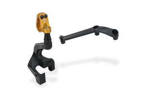Supporto ammortizzatore di sterzo Ducati Multistrada V4 Pikes Peak e RS con riser RM251 Oro