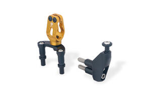 Supporto ammortizzatore di sterzo Ducati Hypermotard 950/950 SP per piastre di sterzo CNC Racing PS535/PS536 <p>Nero</p>