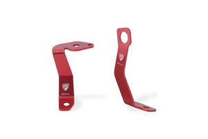 Kit staffe serbatoio fluido freno e frizione Moto Guzzi Mandello <p>Rosso</p>