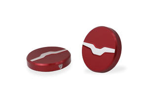 Cover tappo superiore forcella Moto Guzzi <p>Rosso</p>